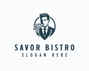 Gourmet Pizza Restaurant logo design