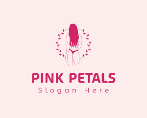 Fashion Wreath Bikini logo design