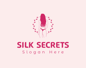 Fashion Wreath Bikini logo design