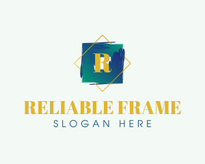 Event Watercolor Frame logo design