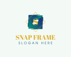 Event Watercolor Frame logo design