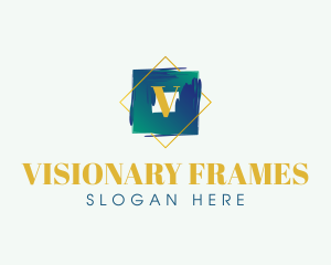 Event Watercolor Frame logo design