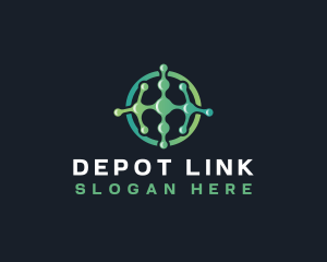 Digital Link Network logo design