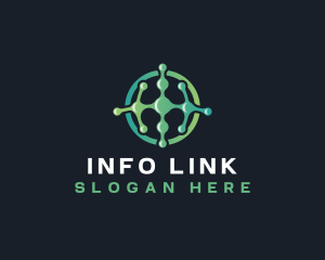 Digital Link Network logo design