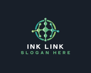 Digital Link Network logo design