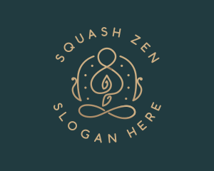 Yoga Meditation Wellness logo design