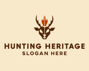Flame Deer Hunting  logo