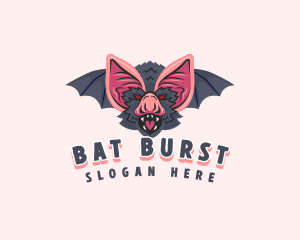 Halloween Bat Wings logo