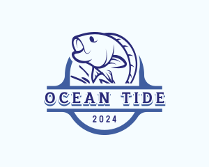 Ocean Fish Seafood logo design