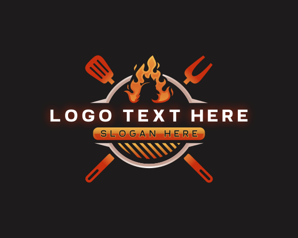 Smoked logo example 3