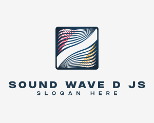 Abstract Business Waves logo design