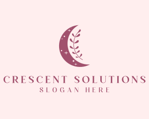 Crescent Floral Boutique logo design