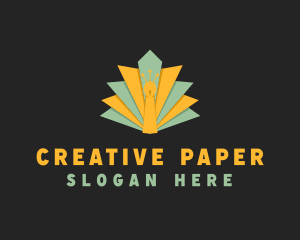 Peacock Bird Origami logo