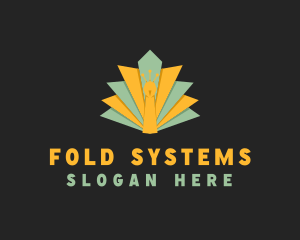Peacock Bird Origami logo
