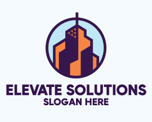 High Rise Building  logo design