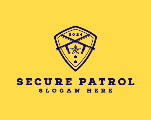 Police Baton Shield logo