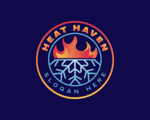 Hot Cold HVAC logo