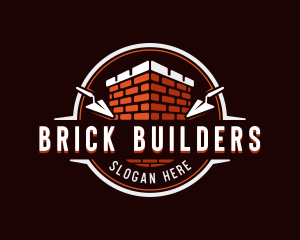 Brick Trowel Construction logo design