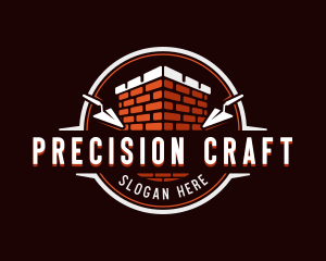 Brick Trowel Construction logo design