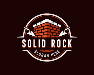 Brick Trowel Construction logo design