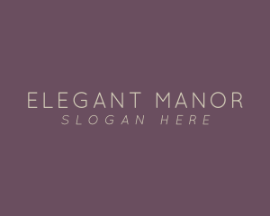 Modern Elegant Minimalist logo design