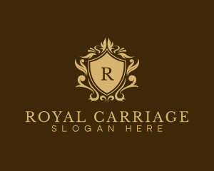 Decorative Royal Shield logo design