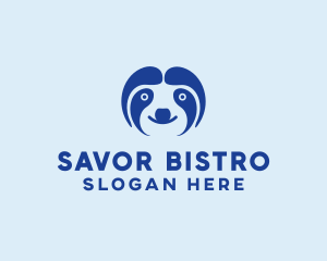 Cute Sloth Face  logo