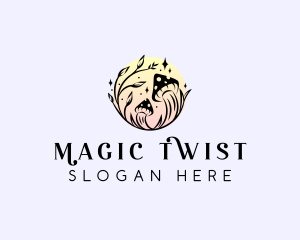 Natural Mushroom Magic logo design