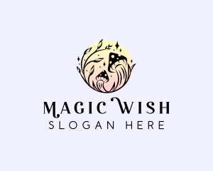 Natural Mushroom Magic logo design