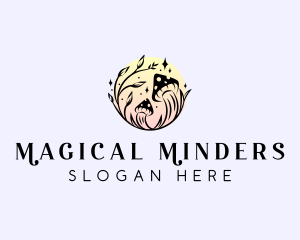 Natural Mushroom Magic logo design