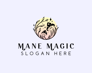 Natural Mushroom Magic logo design