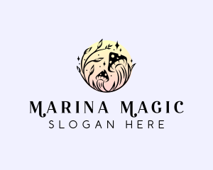 Natural Mushroom Magic logo design