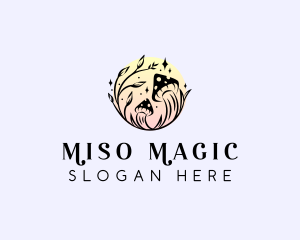 Natural Mushroom Magic logo design