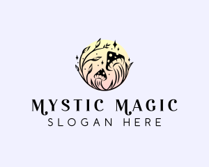 Natural Mushroom Magic logo design