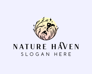 Natural Mushroom Magic logo design