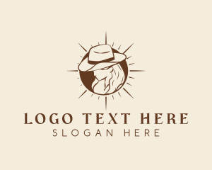 Cowgirl Hat Western Fashion logo