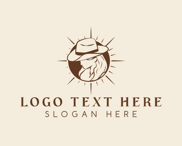 Cowboy Hat logo example 1