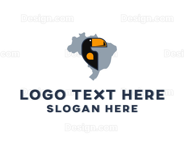 Brazil Toucan Bird Logo