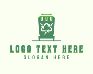 Trash Garbage Can logo