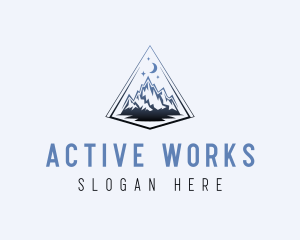 Mountain Outdoor Adventure logo design