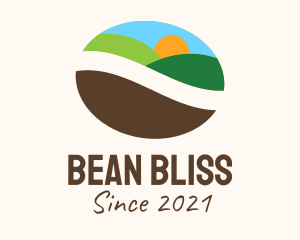 Country Coffee Bean  logo design