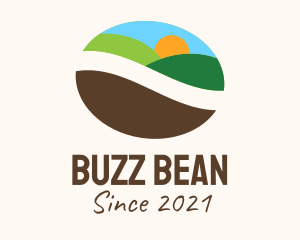 Country Coffee Bean  logo design