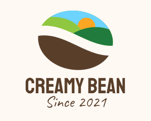 Country Coffee Bean  logo design