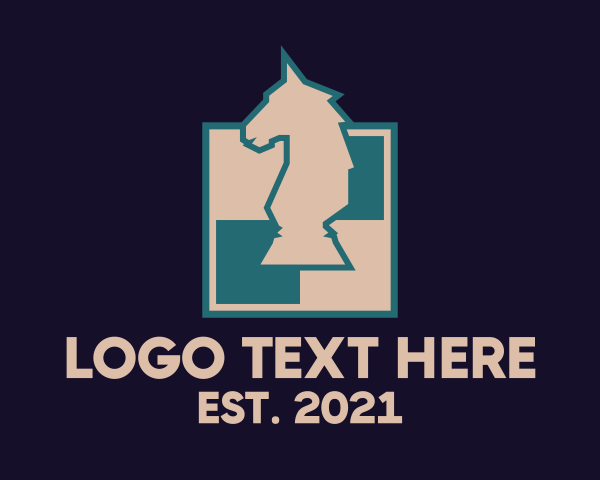 Chess Board logo example 1