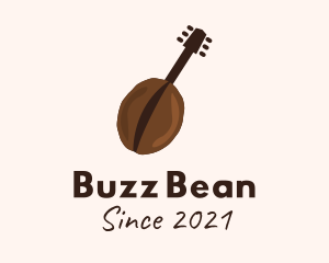 Coffee Bean Guitar  logo design