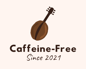 Coffee Bean Guitar  logo design