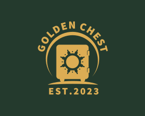 Golden Vault Savings logo design