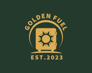 Golden Vault Savings logo design