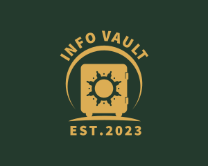 Golden Vault Savings logo design