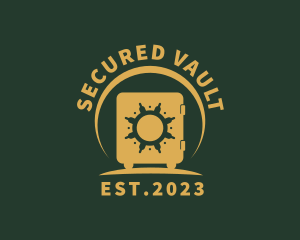 Golden Vault Savings logo design